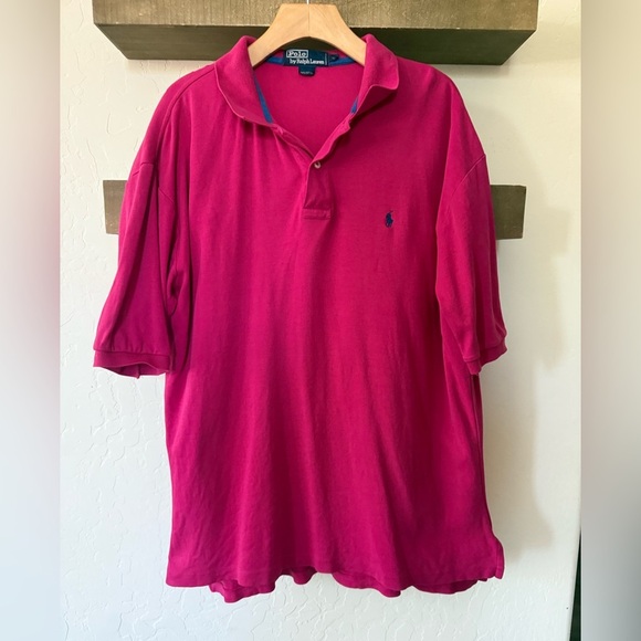 Polo by Ralph Lauren|Men’s Short sleeve Polo in Vibrant Pink color,Size XL••• - Picture 6 of 11